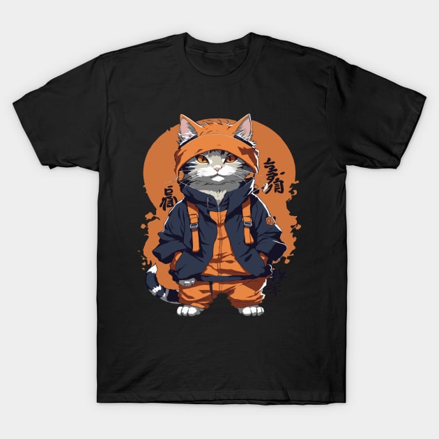 Uzumaki cat T-Shirt by Lug